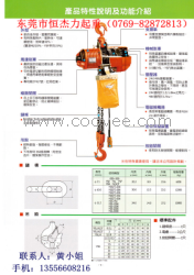 東莞永升電動葫蘆，深圳永升電動葫蘆