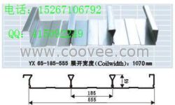 555闭口式楼承板555钢承板