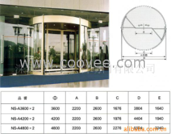 深圳酒店旋转门销售 酒店自动旋转门