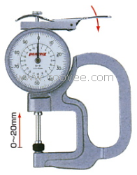 G-2 PEACOCK孔雀牌针盘式厚度计