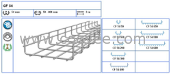 網(wǎng)格式橋架CF54