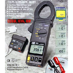 供应钳形功率表TES3063RS232接口