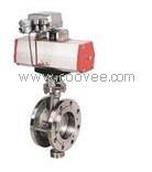 供應D643H/F/X氣動法蘭蝶閥