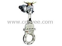 供應電動暗板刀型閘閥