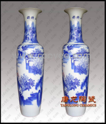 供应景德镇陶瓷大花瓶，陶瓷工艺品，落地大花瓶，节日庆典礼品，新居乔迁礼品