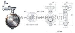 供应D943H电动法兰式金属硬密封蝶阀