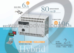 供应配合有晶体管和继电器输出的混合、低成本的小型PLC AFPX-C40RT0A