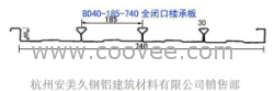 供应闭口，燕尾楼承板BD40-185-740，另有更多型号。