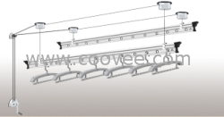 供应阳台手摇晾衣架