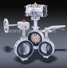 供應(yīng)球墨鑄鐵手柄式DJ型突耳式蝶閥