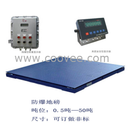 供應質保五年/3噸防爆電子地磅-上線的品牌-5噸防爆電子地磅