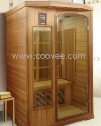 供應異形檐紅雪松汗蒸房