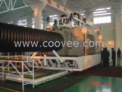 供應(yīng)HDPE雙壁波紋管生產(chǎn)線，青島成坤塑機(jī)同行業(yè)中極富盛名