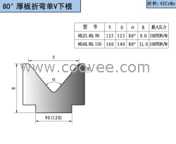 安爾達折彎機模具