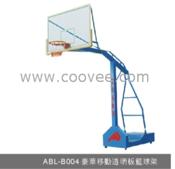 供應(yīng)ABL-BOO4豪華移動透明板籃球架