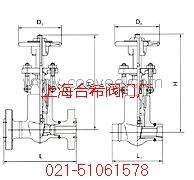 供应Z61/41H/Y压力自紧密封锻钢闸阀