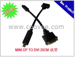 供应MINI DP TO DVI 连接线