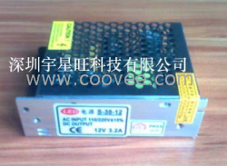 供应12V38W LED软灯条电源，12V3.2ALED灯饰电源