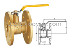 供应【球阀】  黄铜法兰球阀价格