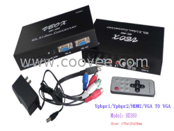 HDMI色差转VGA视频转换器，HDMI TO VGA CONVERTER,HDMI转VGA，HDM