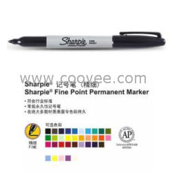 供应三福无尘记号笔sharpie30001 工业记号笔1.0MM