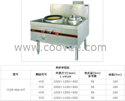 供应厨房设备单炉单尾灶