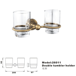 浴室掛件/雙杯架