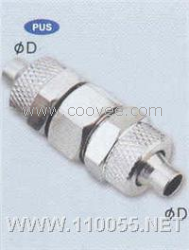 供應(yīng)PUS-4 PUS-6 PUS-8 PUS-10 PUS-12 鎖母直通雙卡式