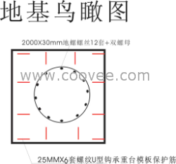 长沙单立柱施工图纸|单立柱地基图|完整单立柱施工图