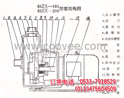 供應65ZX-165 65ZX-200型自吸離心泵、單級清水泵