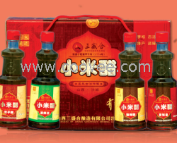 三盛合小米醋-健康醋-礼盒五年380ML,礼