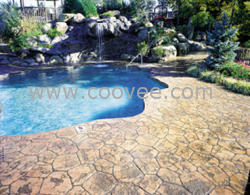 供應壓印，壓模彩色地坪