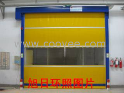 供應(yīng)北京旭日環(huán)照帆布快速門