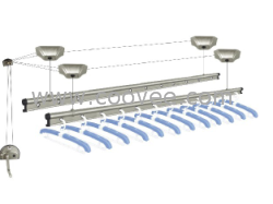 供应手摇升降晾衣架