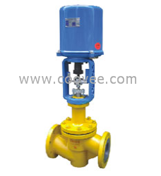 供應(yīng)ZDLPF46型法蘭電子式電動(dòng)襯氟單座調(diào)節(jié)閥