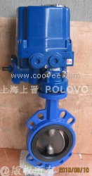 供應防爆電動蝶閥 不銹鋼閥體 PTFE閥座