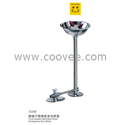 供應廠商直銷精細不銹鋼腳踏立式洗眼器（0359B）咨詢銷售濤13810339447