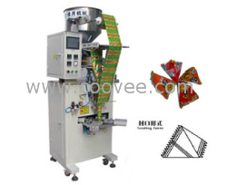 供應蟹黃青豆三角型自動包裝機