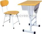 漢中校用辦公家具廠家供應升降課桌椅_單人課桌椅_學生課桌椅