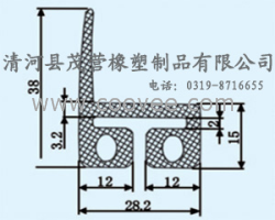 供应车门密封胶条