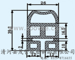 供应铝合金塑钢门窗密封胶条