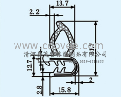 供应车门密封胶条厂家