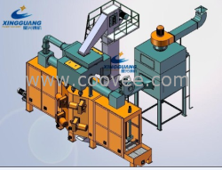 供应通过式抛丸机、青岛星光