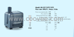 供应：工艺品水泵系列 HB-337