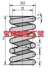 供应现货钛合金弹簧