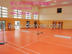 廠家提供運動專用塑膠地板 羽毛球場專用地板價格