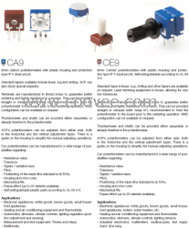 供應(yīng)西班牙ACP碳膜電位器CA9