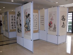 八棱柱展板租赁销售挂画展板租赁销售