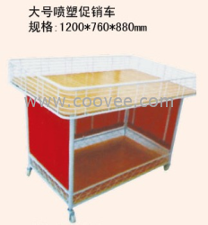 供應(yīng)大號噴塑車、超市貨架、展示架