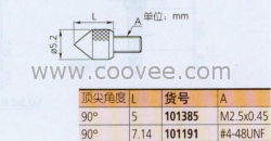 供应日本三丰90度锥型测针101385 101191